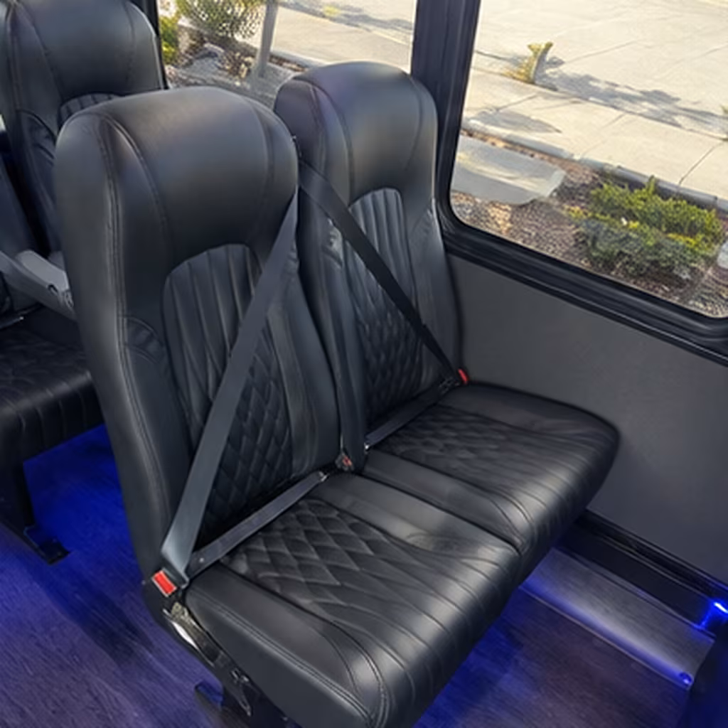 30 passenger minibus inside
