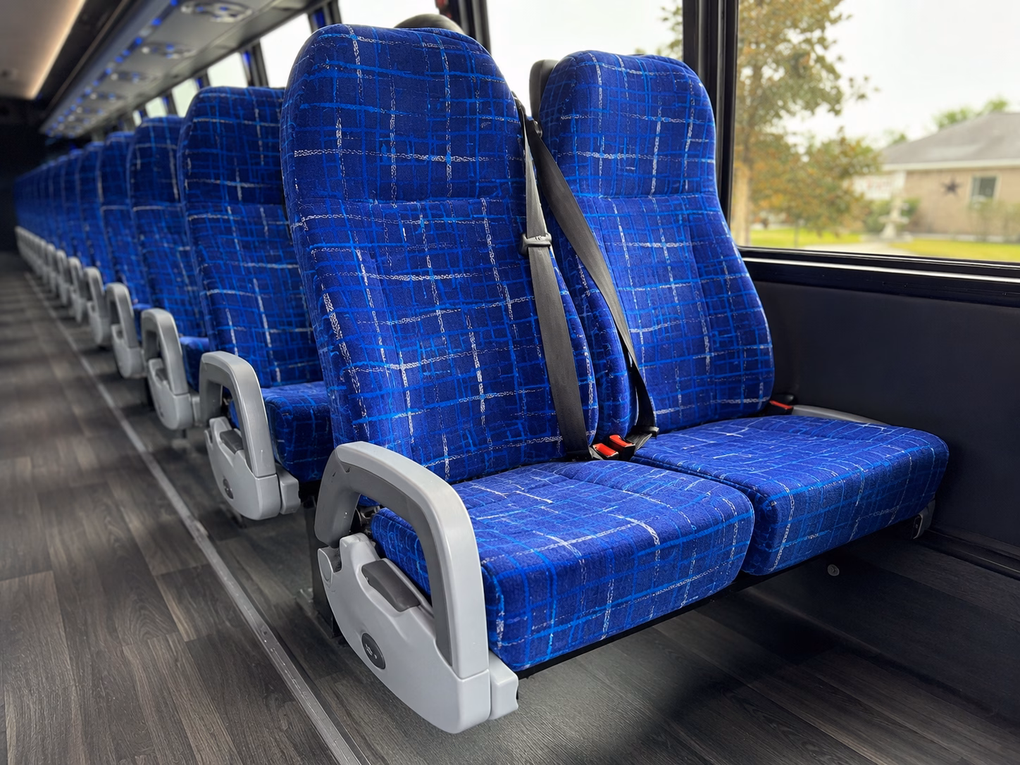 st george airport transportation onboard seating