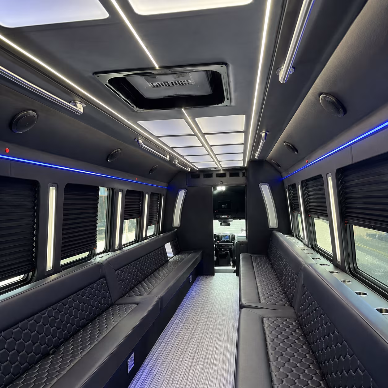 st george party bus rental interior